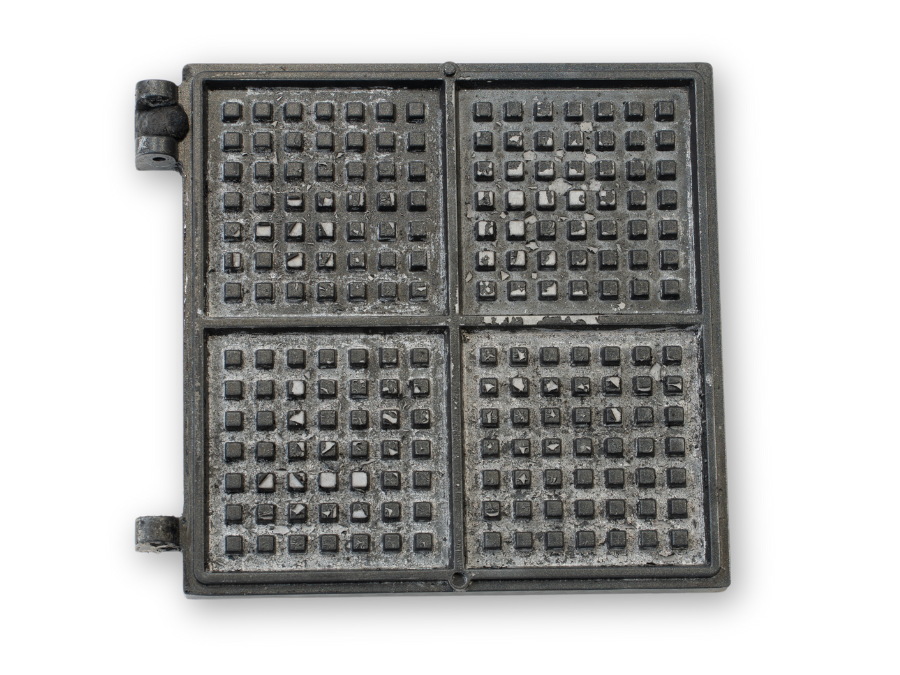 Old coated waffle maker